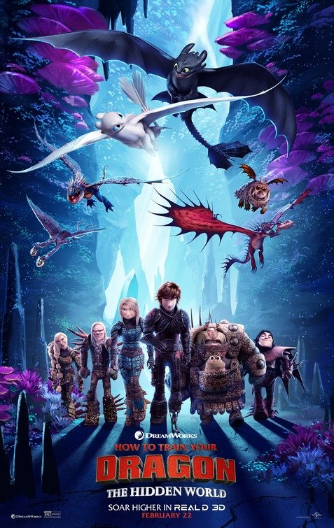 How to Train Your Dragon The Hidden World poster