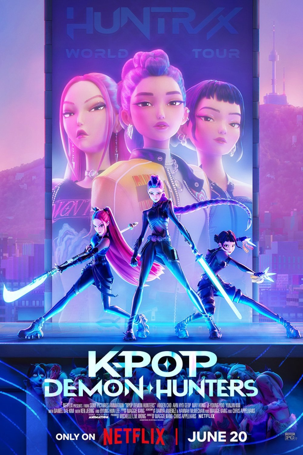Kpop demon hunters poster