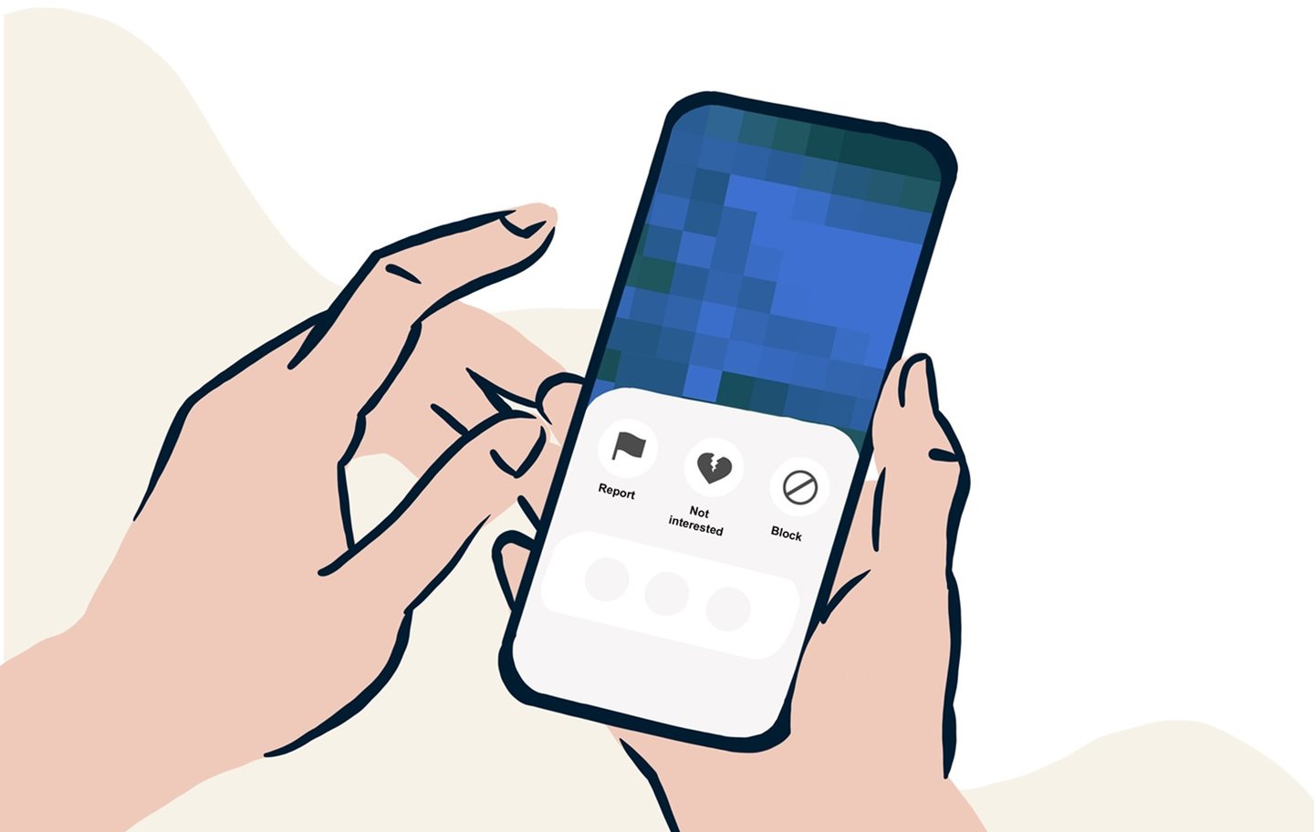 Illustration of reporting options