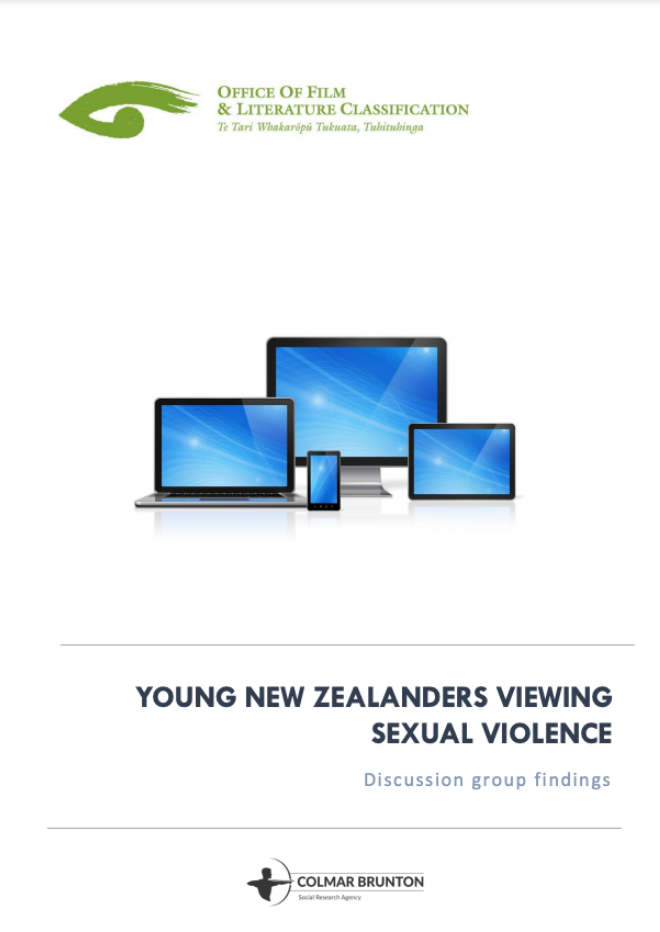 Young New Zealanders Viewing Sexual Violence - Stage 1
