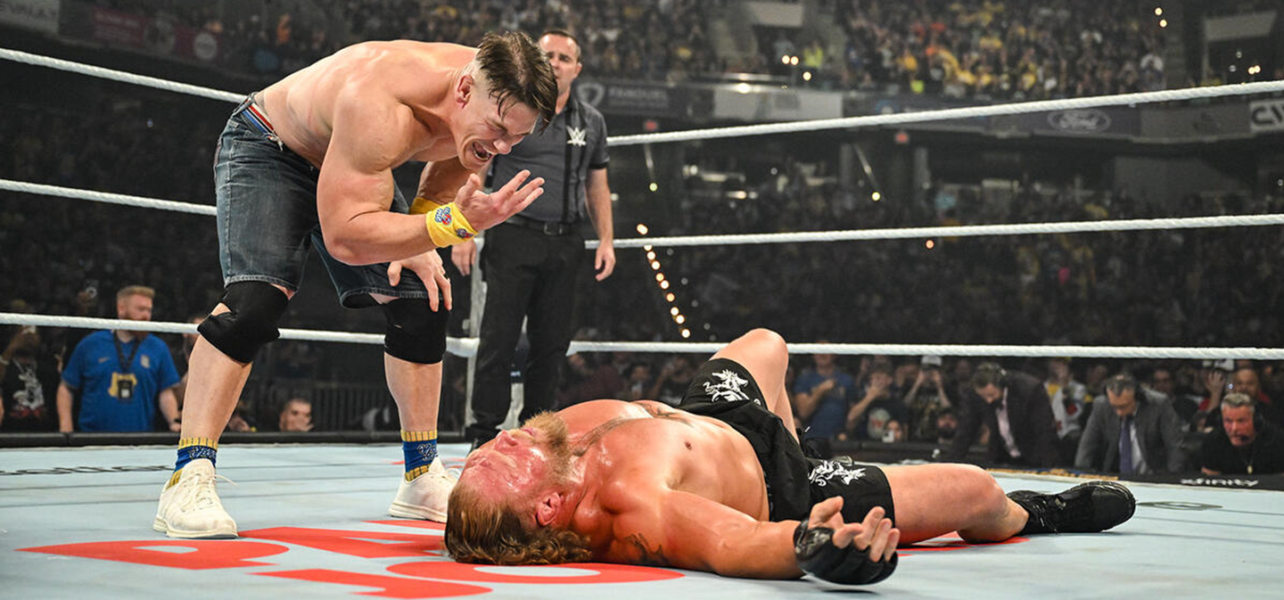 John Cena in the ring of WWE