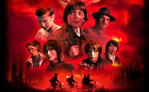 stranger things 1 poster square